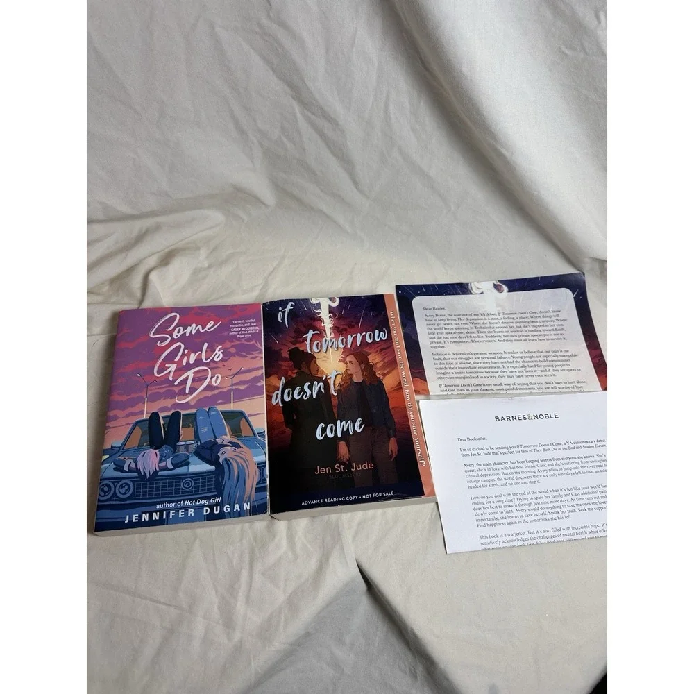 Some Girls Do + If Tomorrow Doesn't‎ Come YA LGBTQ Book Lot Jennifer Dugan ARC